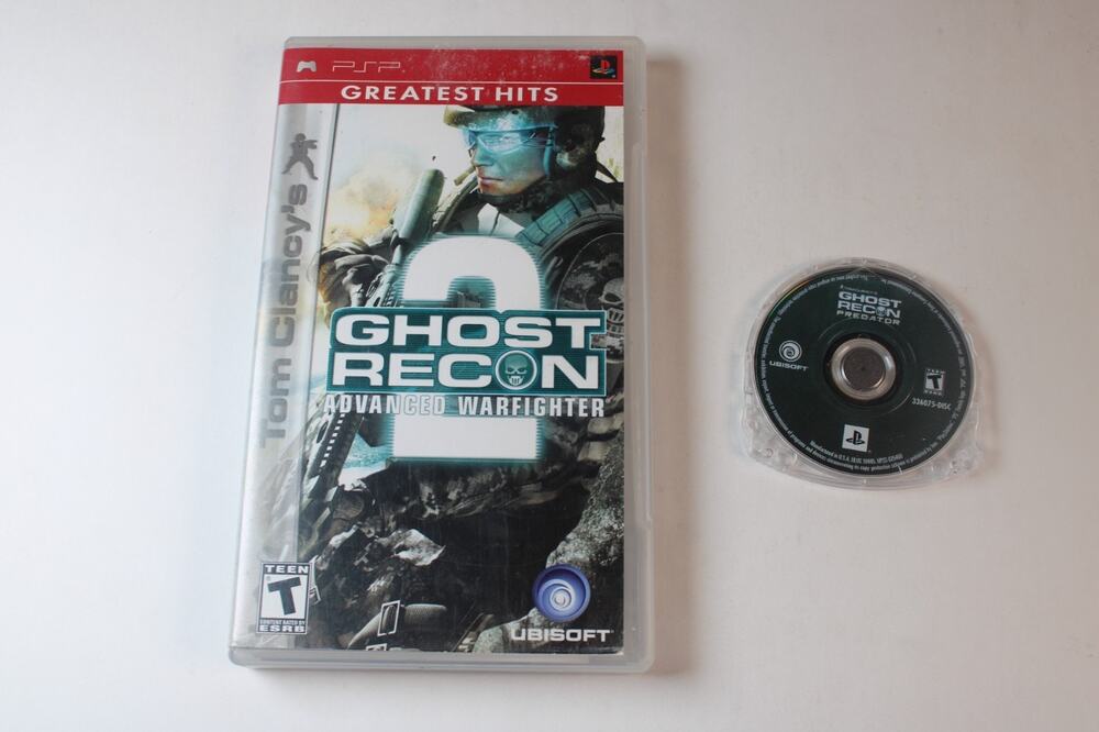 2 game Lot: Tom Clancy's Ghost Recon: Predator + Ghost Recon 2 (Sony PSP)